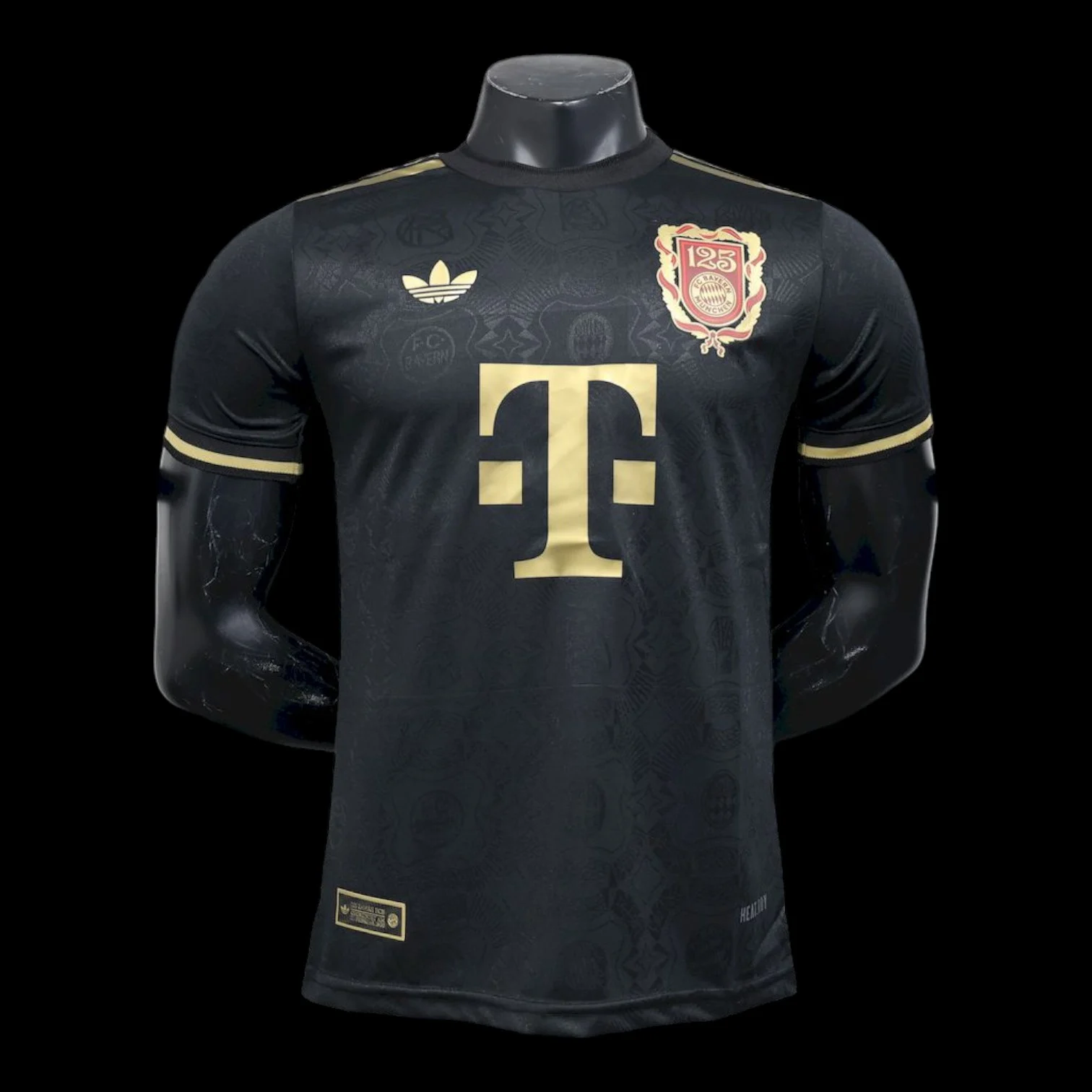 Acheter Bayern Munich Maillot 125th Anniversary Noir – Version Player - Maillot pas cher